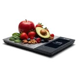 AHG-2433 Smart Nutrition Scale with fresh fruit, avocado and nuts on top